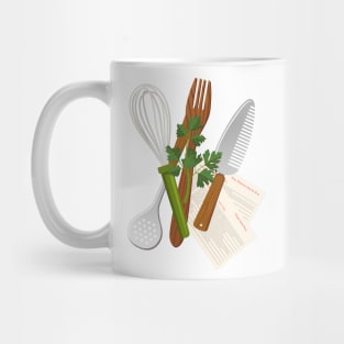 Utensil Pile Mug